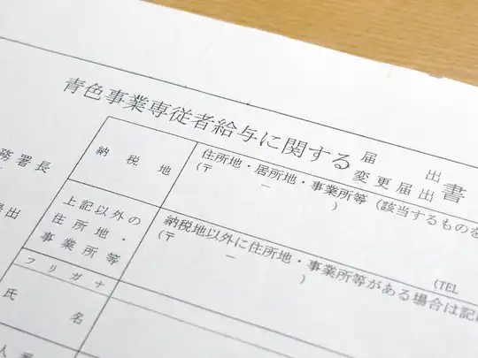 e-Taxで青色事業専従者給与に関する届出を送信する方法